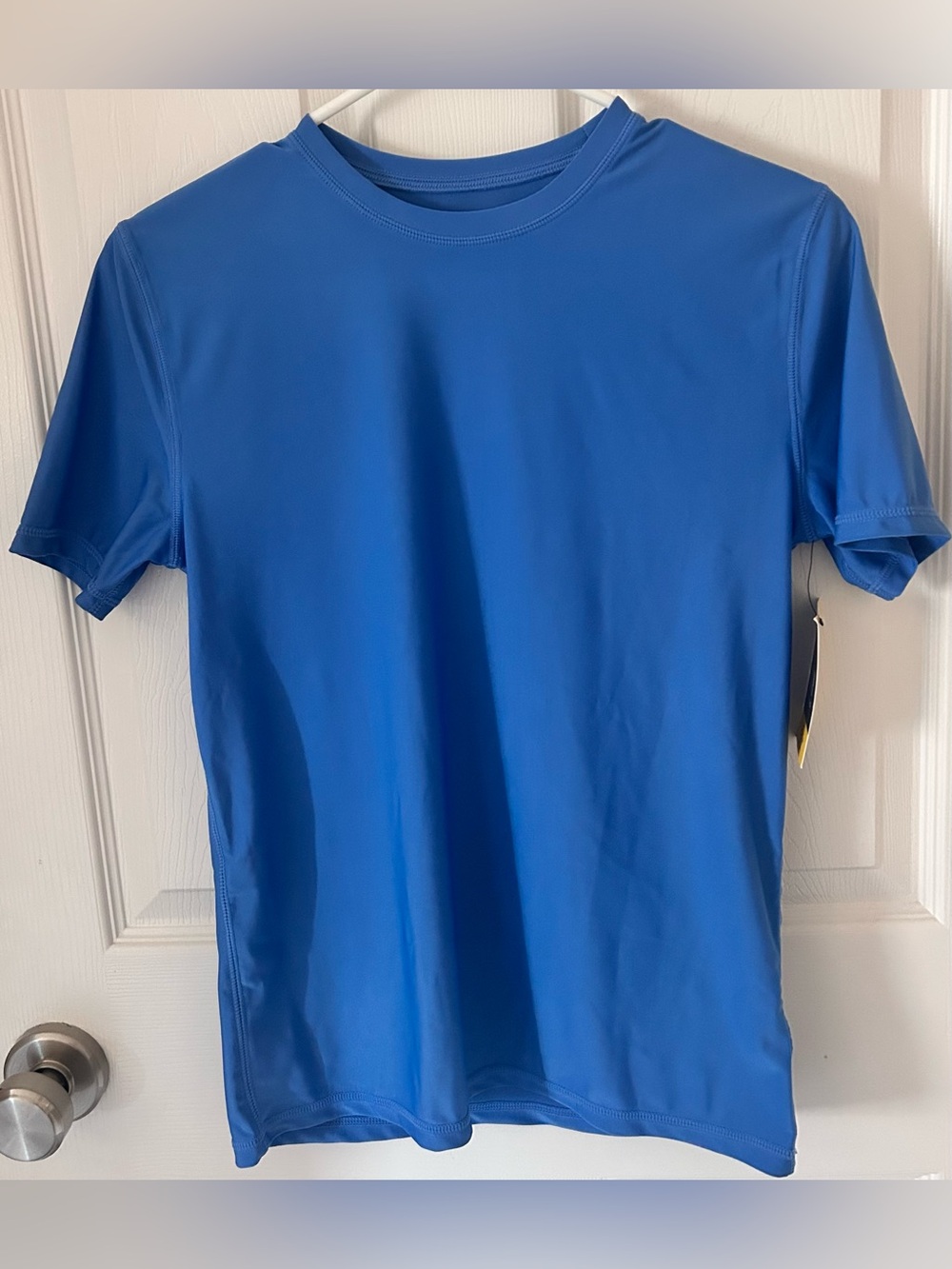 GAP boys Short Sleeve rash guard - Royal Blue